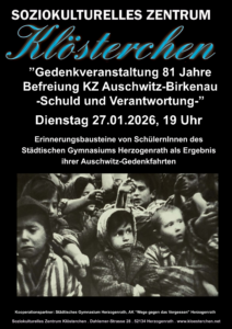 Plakat zur Veranstaltung